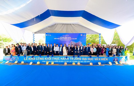 Trường Đại học Văn Hiến khởi công Khối Thực hành VHU30