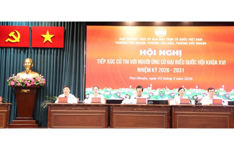 Bí thư Thành ủy TPHCM chỉ đạo tổ chức cuộc bầu cử bảo đảm dân chủ, bình đẳng