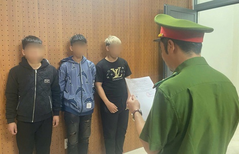 Hành vi côn đồ của 3 thiếu niên ở Đà Nẵng