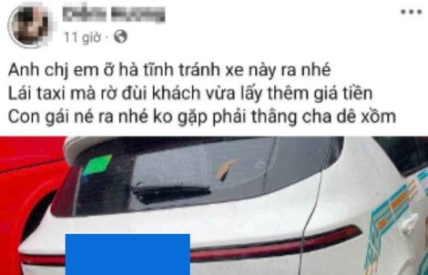 Nữ hành khách đăng bài "tố" tài xế có hành vi sàm sỡ gây xôn xao dư luận