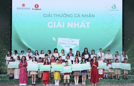Lộ diện các quán quân giành giải thưởng 2,5 tỉ đồng của cuộc thi “Gửi tương lai Xanh 2050” mùa 2