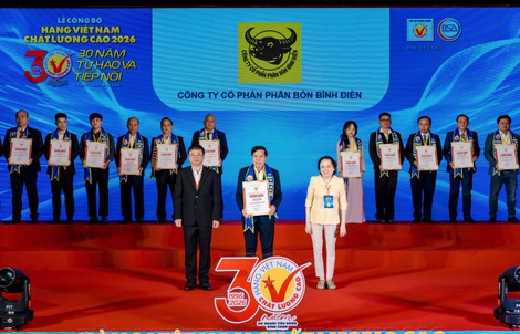 Bình Điền đón nhận danh hiệu Hàng Việt Nam Chất lượng cao lần thứ 22 liên tiếp