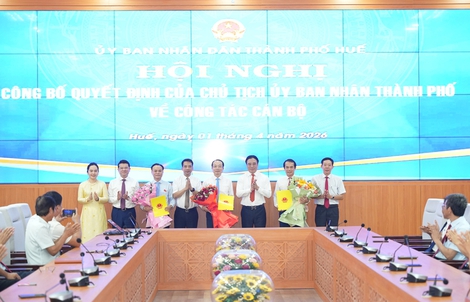Hai Phó Chủ tịch UBND TP Huế được điều động giữ chức vụ mới