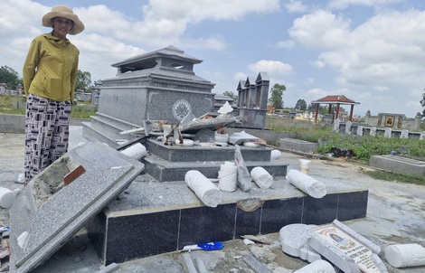 Công an điều tra vụ việc mộ mẹ Việt Nam anh hùng bị đập phá