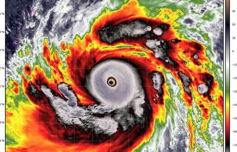 Sinlaku trở thành siêu bão, mạnh nhất thế giới từ đầu năm đến hiện tại 