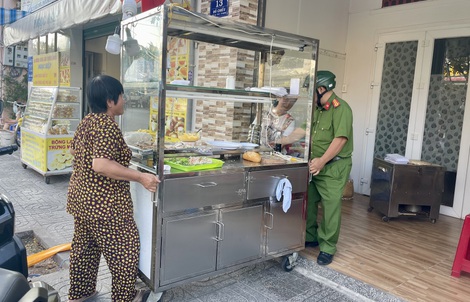 Đình chỉ hoạt động 3 tháng với hộ kinh doanh bánh mì kẹp thịt tại số 13 Đồ Chiểu, phường Vũng Tàu