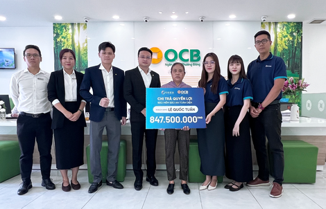 Bảo hiểm số OPES chi trả gần 1 tỉ đồng cho gia đình khách mua bảo hiểm