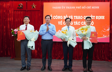 Công bố quyết định của Ban Thường vụ Thành ủy TPHCM về công tác cán bộ