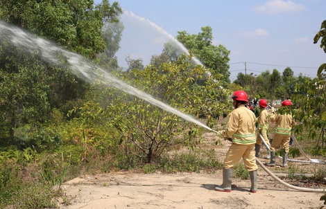 Khu công nghệ Môi trường Xanh Long An tập huấn PCCC trước mùa khô