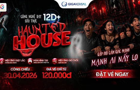 "Nín thở" với hành trình bay xuyên "ngôi nhà ma ám" 12D+ lần đầu xuất hiện tại TP HCM 