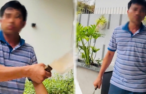 Công an làm việc với chủ nhà vụ thợ khóa bị đe dọa hành hung sau khi mở cửa phòng ngủ 