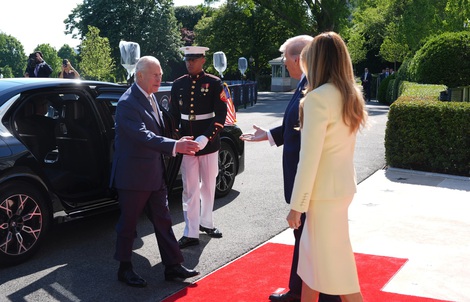 Tổng thống Donald Trump đón tiếp Vua Anh Charles III tại Nhà Trắng