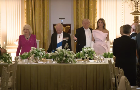 Ông Donald Trump chủ trì quốc yến chiêu đãi Vua Charles III cùng Hoàng hậu Camilla