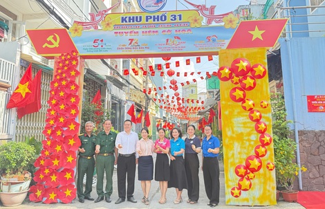 Phường Minh Phụng ra mắt "Tuyến hẻm cờ hoa" chào mừng đại lễ 30-4