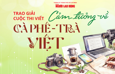 Tối nay, trao giải cuộc thi "Cảm tưởng về cà phê - trà Việt"