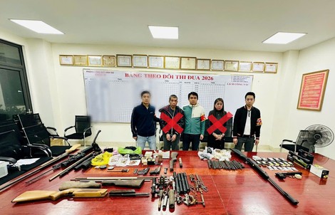 Cựu VĐV bắn súng tham gia đường dây chế tạo, mua bán, tàng trữ vũ khí, đạn quân dụng quy mô lớn