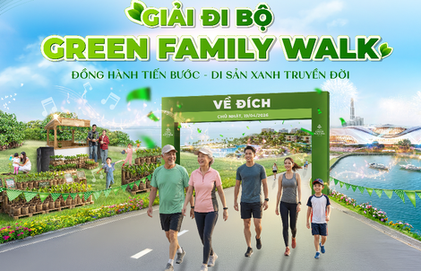 Giải đi bộ ba thế hệ Green Family Walk: Tuổi vàng, tuổi trẻ và tuổi thơ chung nhịp bước 