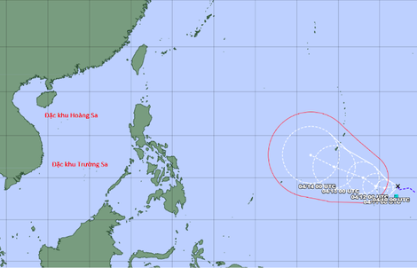 Xuất hiện áp thấp nhiệt đới dự báo mạnh lên thành bão, có vào Biển Đông?
