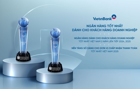 VietinBank ghi dấu ấn quốc tế với hai giải thưởng ngân hàng doanh nghiệp