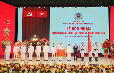 Công an TP Hải Phòng đón nhận danh hiệu Anh hùng lực lượng vũ trang nhân dân