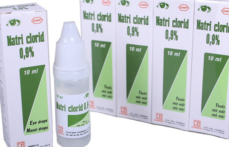 Thu hồi toàn bộ một lô nước muối nhỏ mắt Natri clorid 0,9%