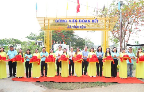 TPHCM: Khánh thành công viên 3.100 m² phục vụ người dân