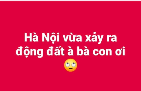 Cư dân nhà cao tầng ở Hà Nội cảm nhận rung lắc do động đất