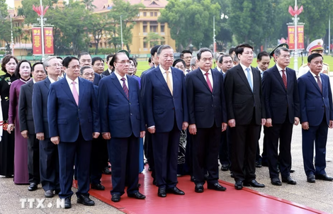 Lãnh đạo Đảng, Nhà nước vào Lăng viếng Chủ tịch Hồ Chí Minh