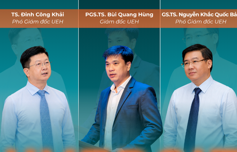 Chân dung 3 lãnh đạo vừa được bổ nhiệm của ĐH Kinh tế TPHCM