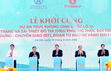 Khởi công trục không gian Quốc lộ 1A gồm 16 làn xe, vốn đầu tư gần 162.000 tỉ đồng