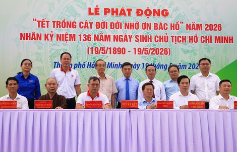 TPHCM phát động Tết trồng cây "Đời đời nhớ ơn Bác Hồ"