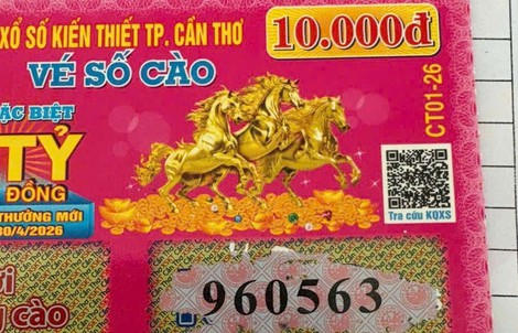 Vừa tung 4 triệu vé, xổ số cào Cần Thơ lộ diện người trúng giải độc đắc