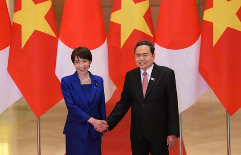 Chủ tịch Quốc hội Trần Thanh Mẫn hội kiến Thủ tướng Nhật Bản Takaichi Sanae
