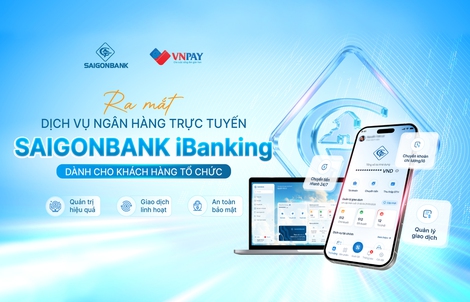 SAIGONBANK "chào sân" dịch vụ ngân hàng trực tuyến
