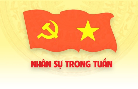 [Infographic] Nhân sự trong tuần: Bổ nhiệm một số cán bộ ở Trung ương