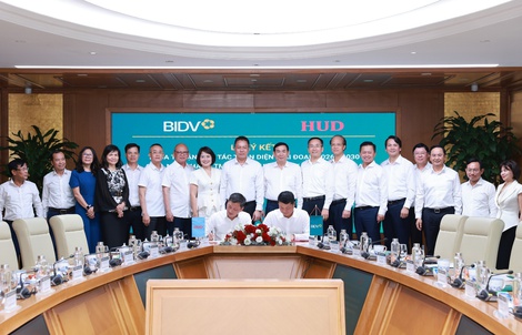 BIDV và HUD tăng cường hợp tác hướng tới phát triển bền vững