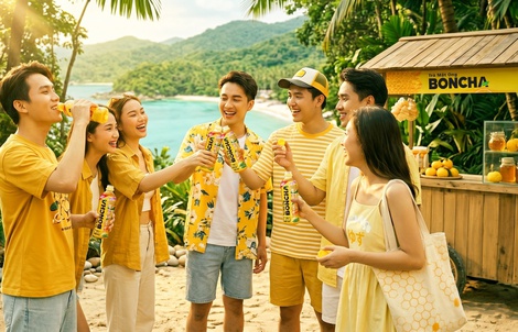 Khám phá vũ trụ hè thanh mát cùng Trà Mật Ong BONCHA