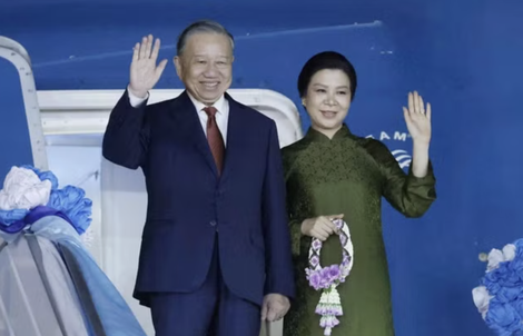 Tổng Bí thư, Chủ tịch nước Tô Lâm và Phu nhân lên đường thăm Singapore