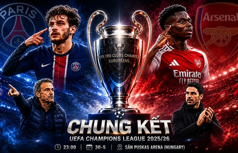 Chung kết Champions League: Arsenal thách thức nhà vô địch