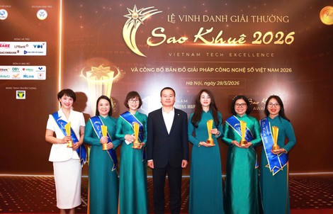 6 giải pháp ngân hàng số của BIDV đạt giải Sao Khuê 2026