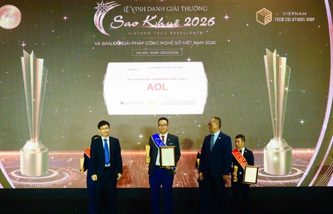 Agribank được vinh danh 02 giải thưởng Sao Khuê 2026