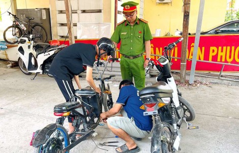 Tăng cường kiểm tra, xử lý học sinh “độ” xe đạp điện