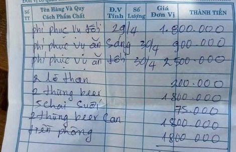 Xác minh thông tin khách sạn “chặt chém” du khách, bia Heineken 900.000 đồng/thùng
