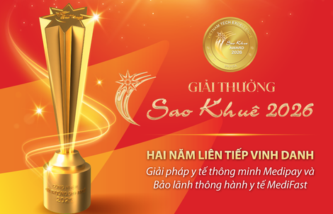 HDBank ghi dấu ấn tại Sao Khuê 2026 với bộ đôi giải pháp y tế số MediPay – MediFast