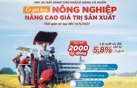 Agribank ưu đãi khách hàng cá nhân trong sản xuất nông nghiệp