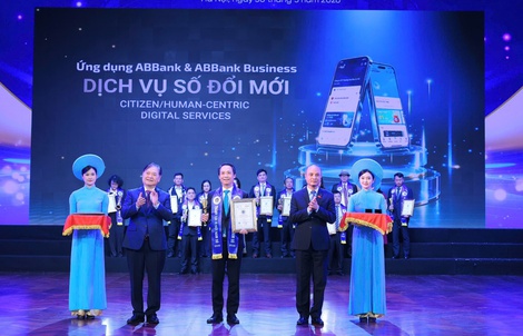 ABBank nhận giải "Dịch vụ số xuất sắc" tại Viet Nam I4 Impact Awards 2026