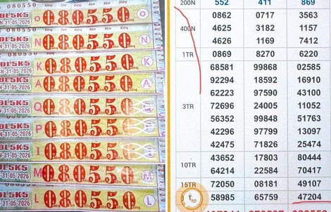Xổ số miền Nam: 3 giải độc đắc lộ diện vào chiều 1-6