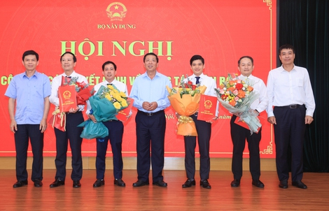 Bộ Xây dựng điều động, bổ nhiệm nhiều nhân sự
