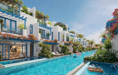 Nhà phố biển Sông Town: Bài toán khai thác lưu trú và dịch vụ tại CaraWorld Cam Ranh