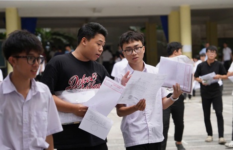 Thí sinh đánh giá môn toán "dễ thở"